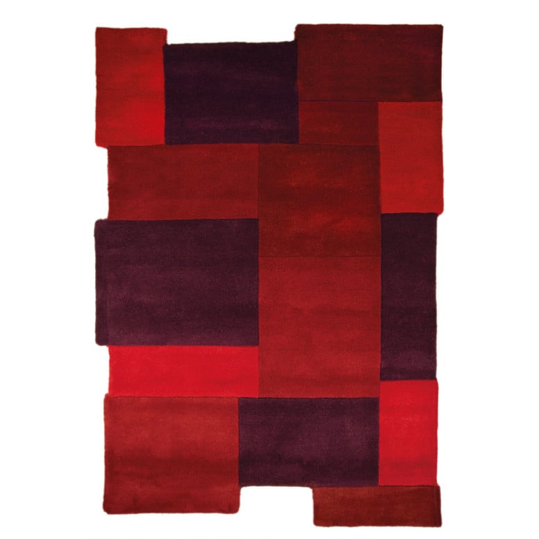 Covor Collage Roșu 150X240 cm, Flair Rugs - 1 | YEO