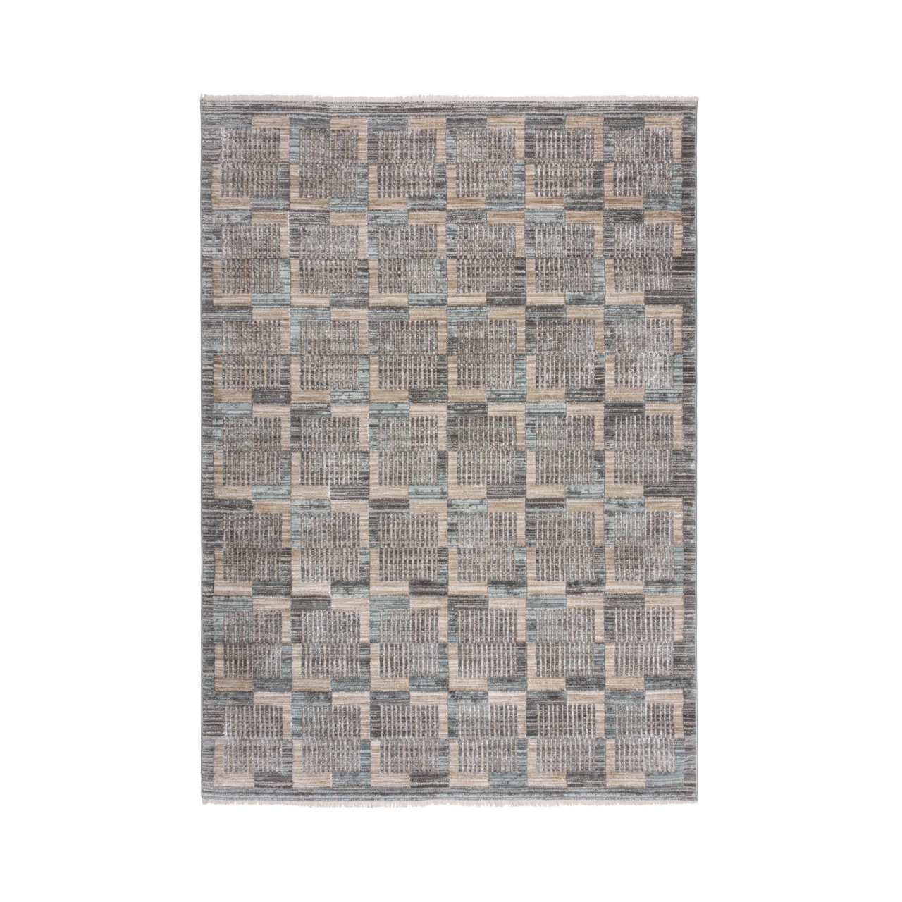 Covor Evelyn Blocks Natural 160X240 cm, Flair Rugs - 2 | YEO