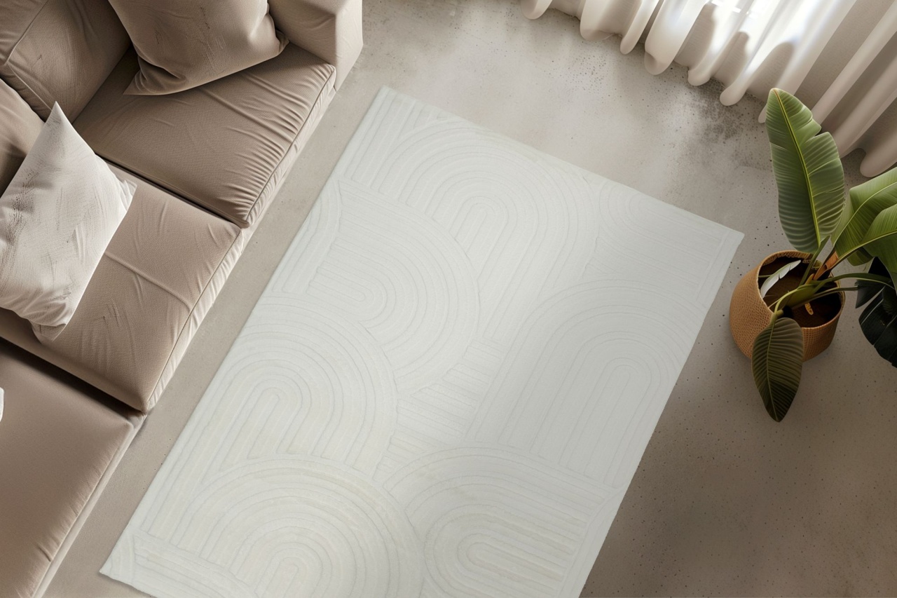 Covor Interstellar Alb 160x230 cm - 3 | YEO