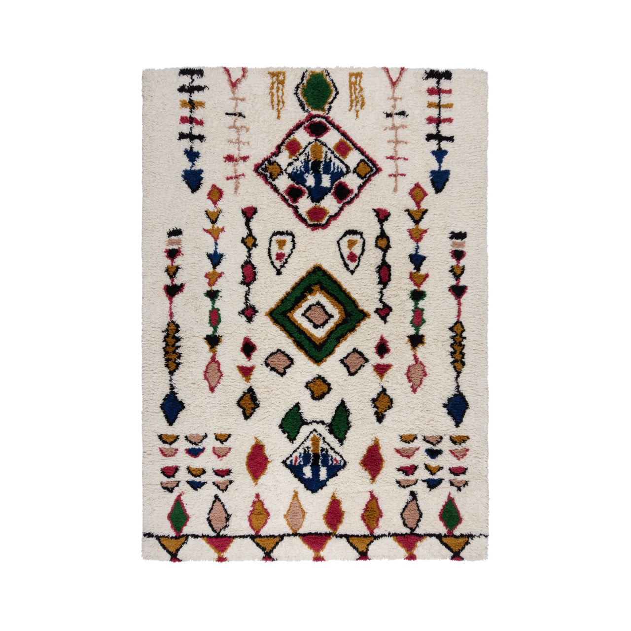 Covor Maroc Fes Shaggy Multicolor 160X230 cm, Flair Rugs - 1 | YEO