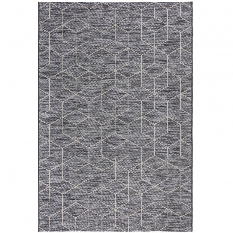 Covor Napoli Negru 160x230 cm, Flair Rugs - 1 | YEO
