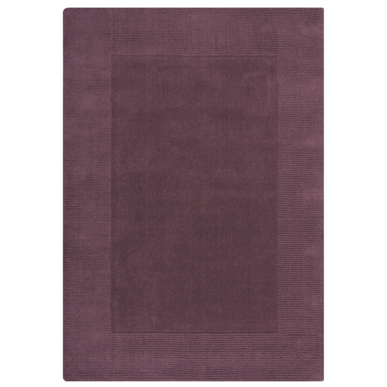 Covor Textured Wool Border Violet 160X230 cm, Flair Rugs - 1 | YEO