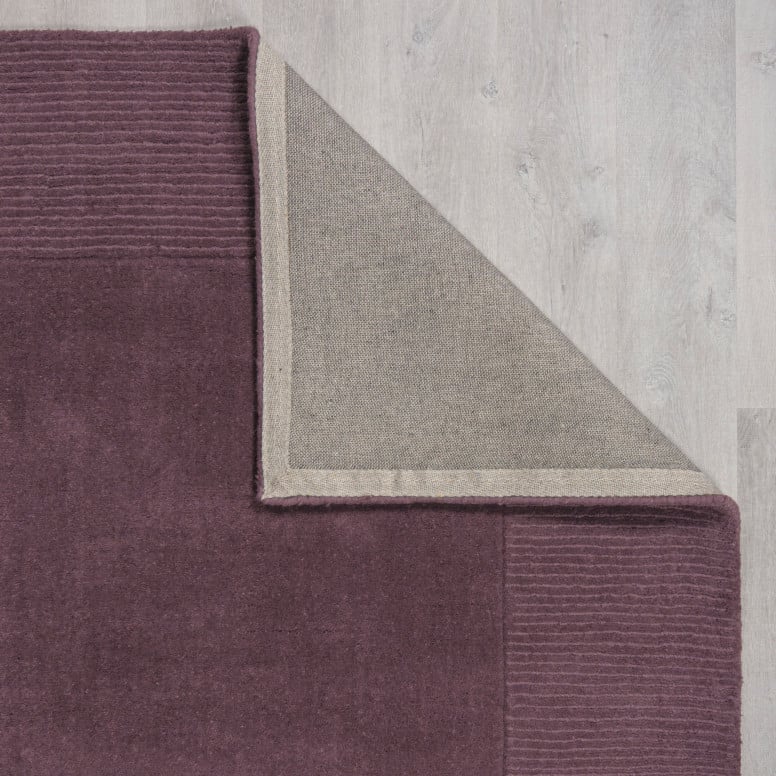 Covor Textured Wool Border Violet 200X290 cm, Flair Rugs - 2 | YEO