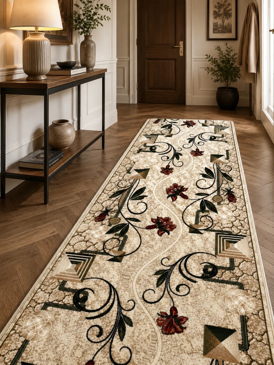 Covor Traversa, Lotos, Crem, 120x200 cm, Delta 587 116