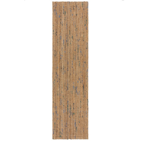 Covor traversa Sarita Jute Boucle Natural Albastru 60X300 cm, Flair Rugs - 1 | YEO