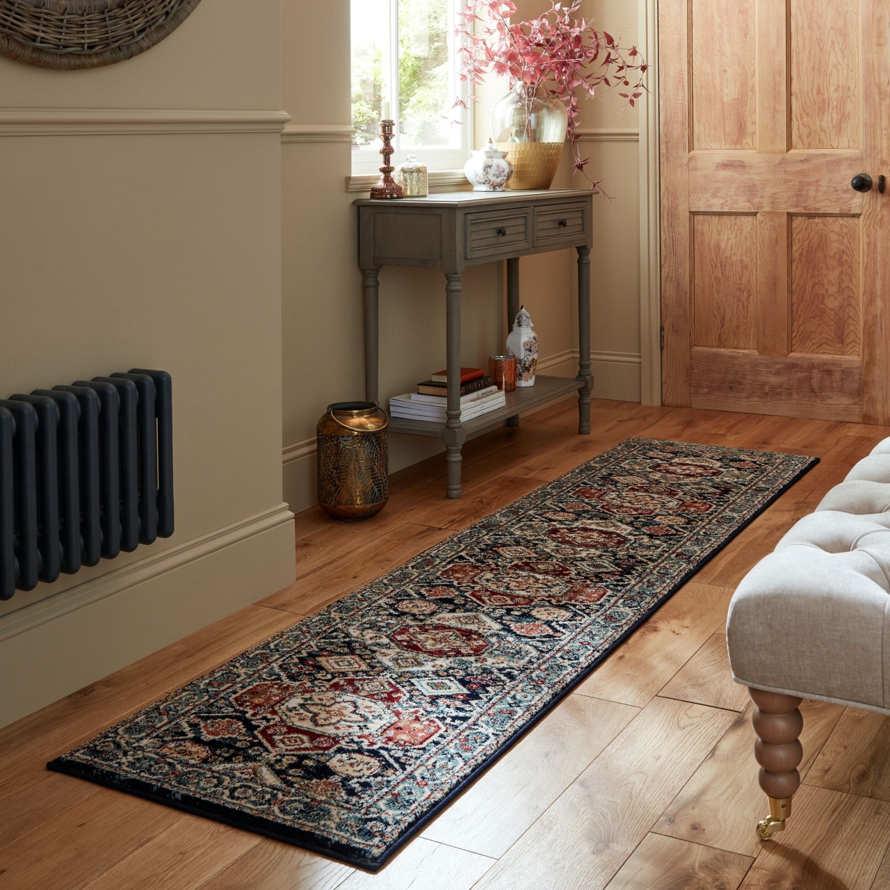 Covor traversa Sincerity Royale Gillingham Albastru 60X230 cm, Flair Rugs