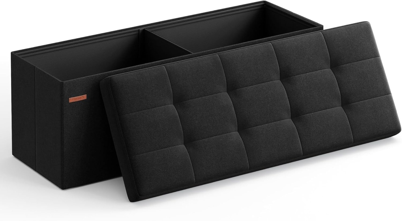 Cufar depozitare Negru Songmics 38 x 110 x 38 cm - 4 | YEO
