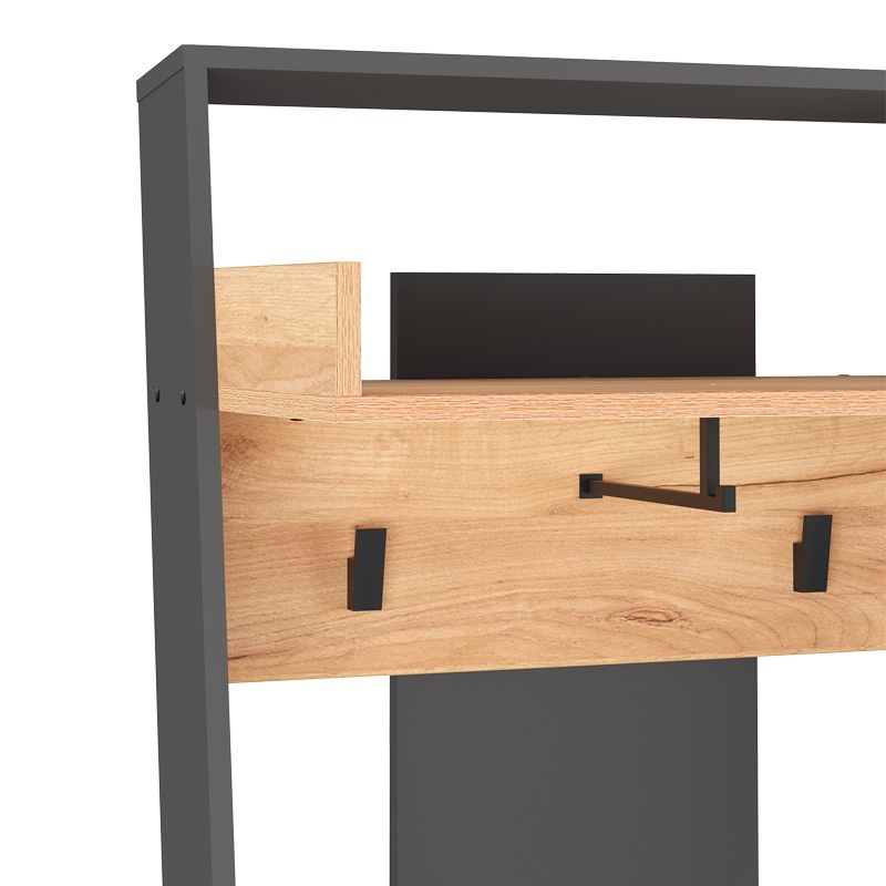Cuier Sciove Antracit 70x40x200 cm - 3 | YEO