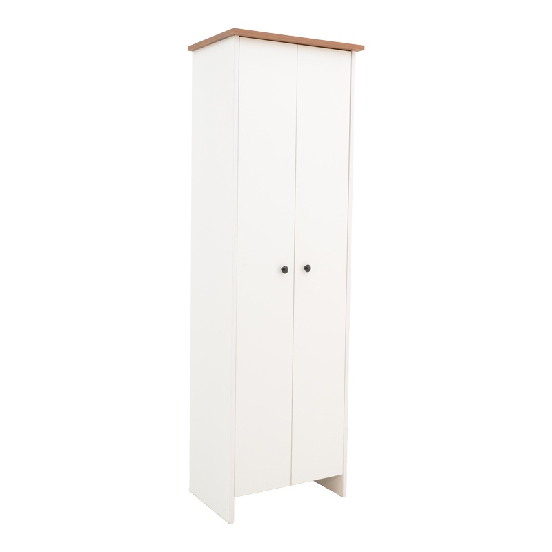 Dulap Aries, Pako World, 18 perechi, Alb-Nuc, 58x38x180 cm