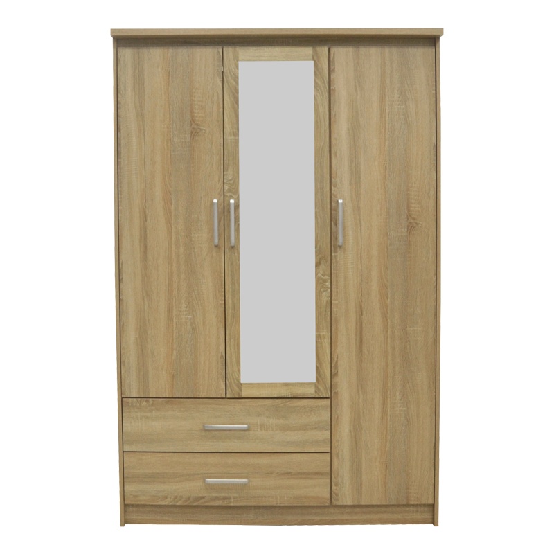 Dulap Olympus, Pako World, 3 usi, Stejar, 120x57x183 cm - 2 | YEO