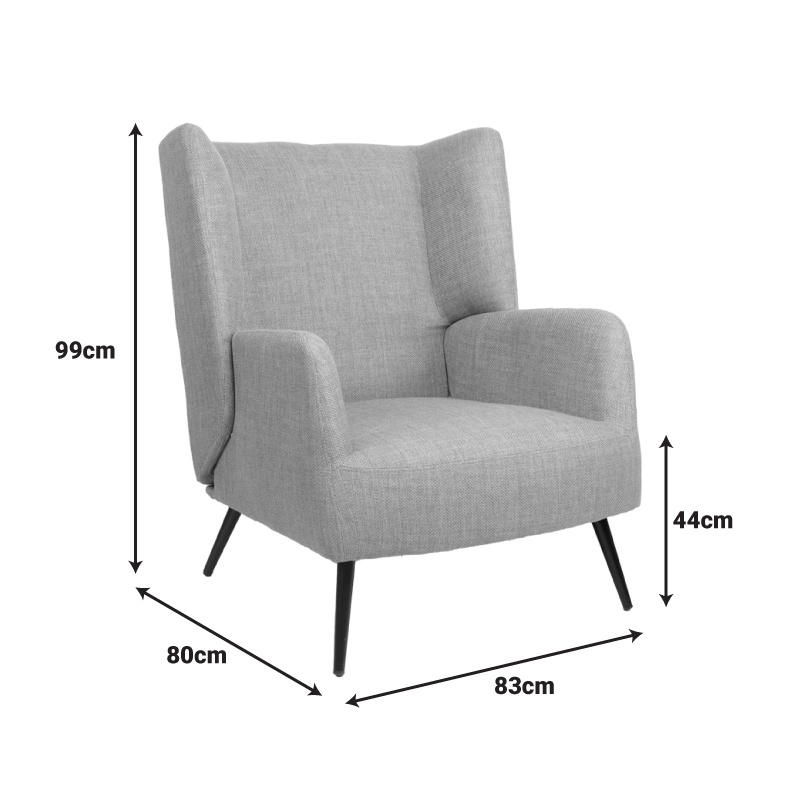 Fotoliu Mareta Galben 83x80x99 cm