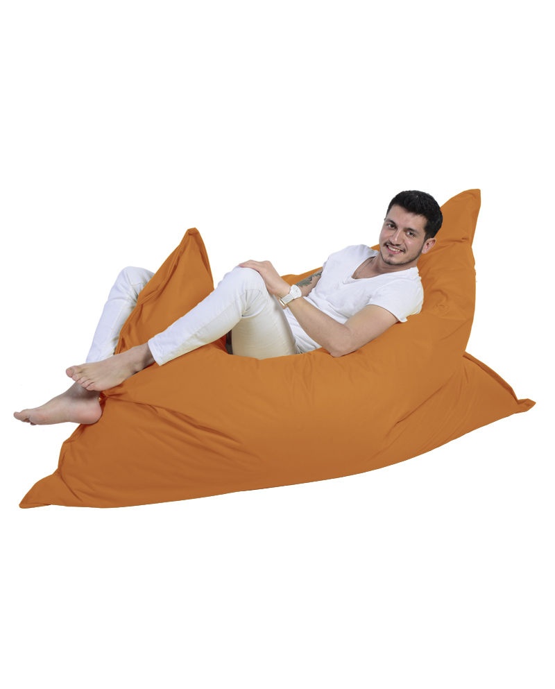 Fotoliu puf de gradina Giant Cushion Portocaliu 180x140x30 cm - 2 | YEO