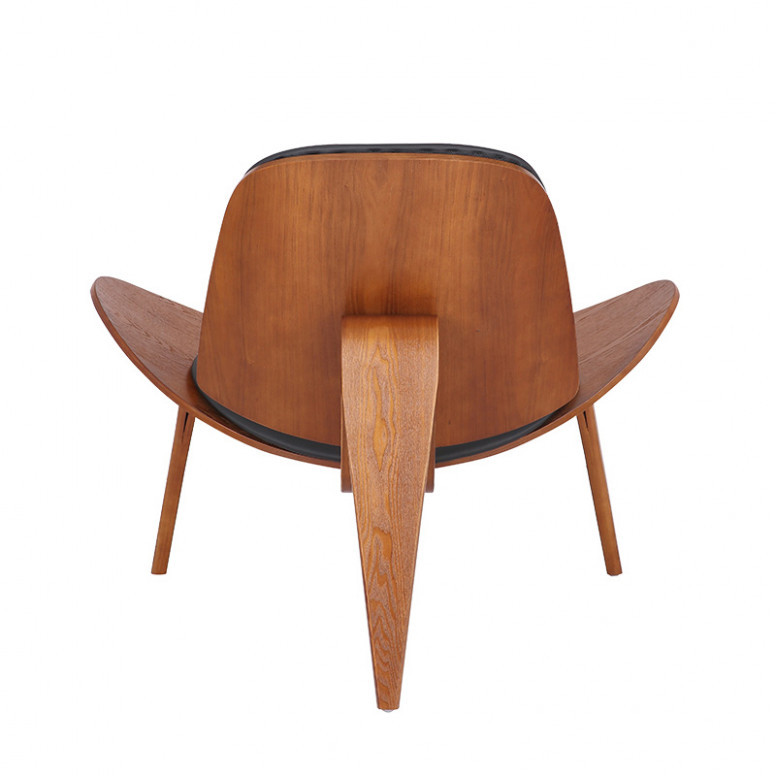 Fotoliu Vilma Negru - Walnut - 2 | YEO