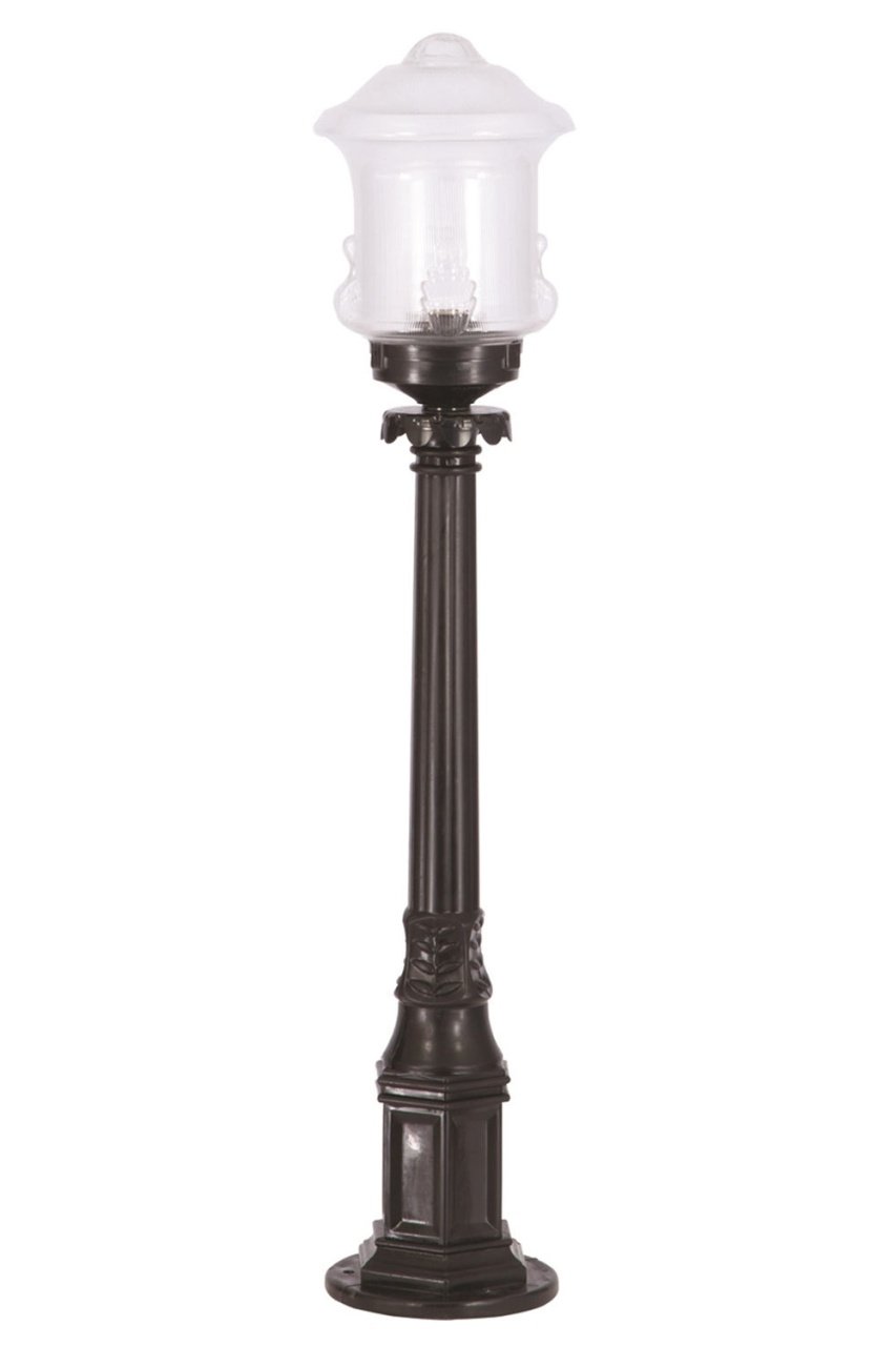 Lampadar de exterior M3B Negru 83x20 cm