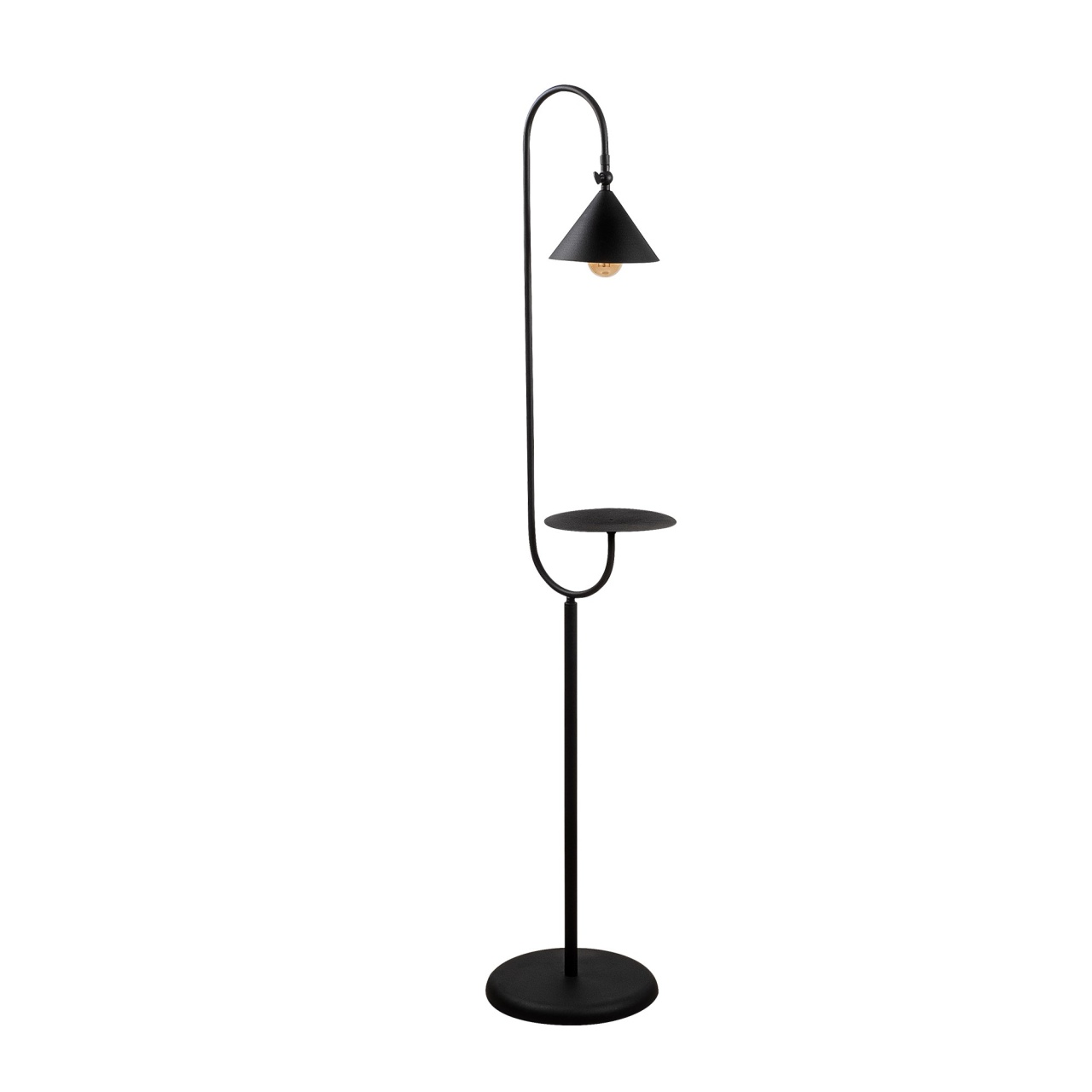 Lampadar Lik Negru 37x30x155 cm - 3 | YEO