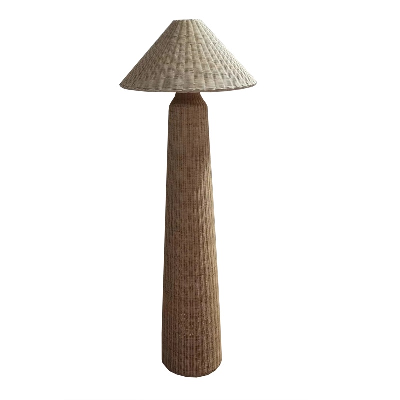 Lampadar Mesulus ratan natural 56.5x56.5x150 cm