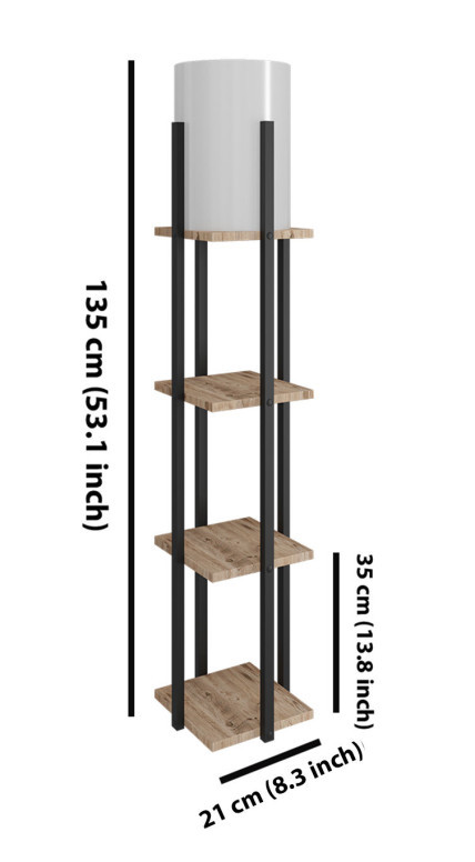 Lampadar Nora SRC NaturalNegru - 2 | YEO