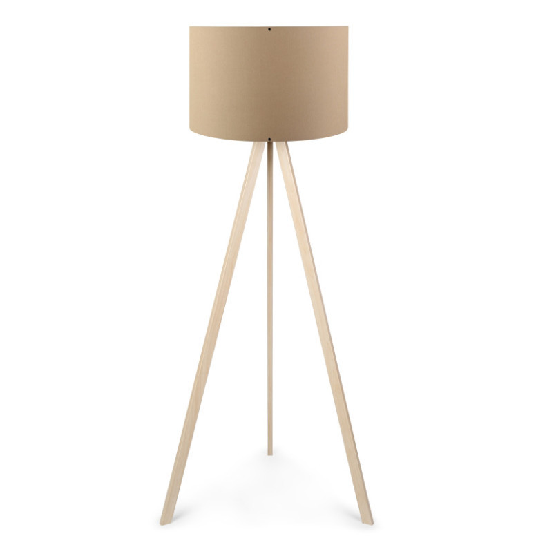 Lampadar PWL-1060, E27 natural-cafea, 38x140 cm