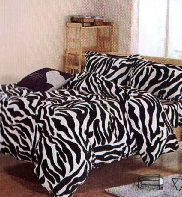 Lenjerie cocolino cu elastic 180x200 Zebra (Cocolino)
