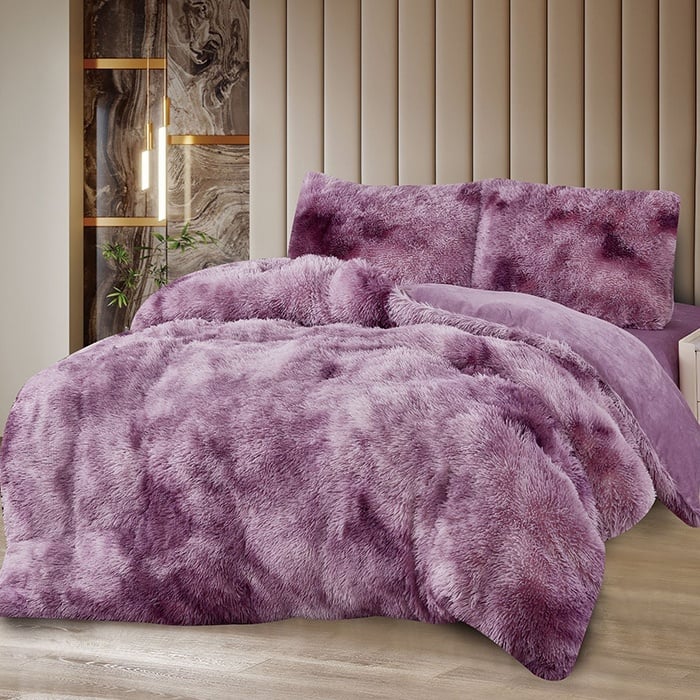 Lenjerie Cocolino Fluffy V14 cu elastic 180x200, 4 Piese (Cocolino)