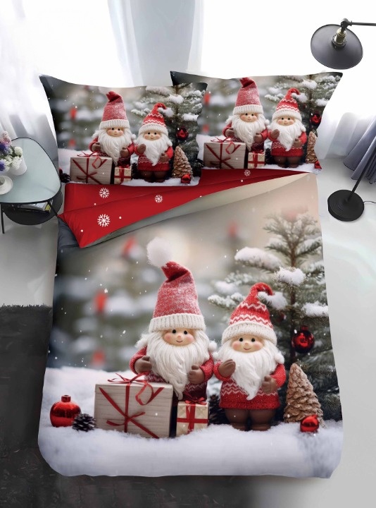 Lenjerie Craciun pentru 1 persoana Xmas V77 (Finet)