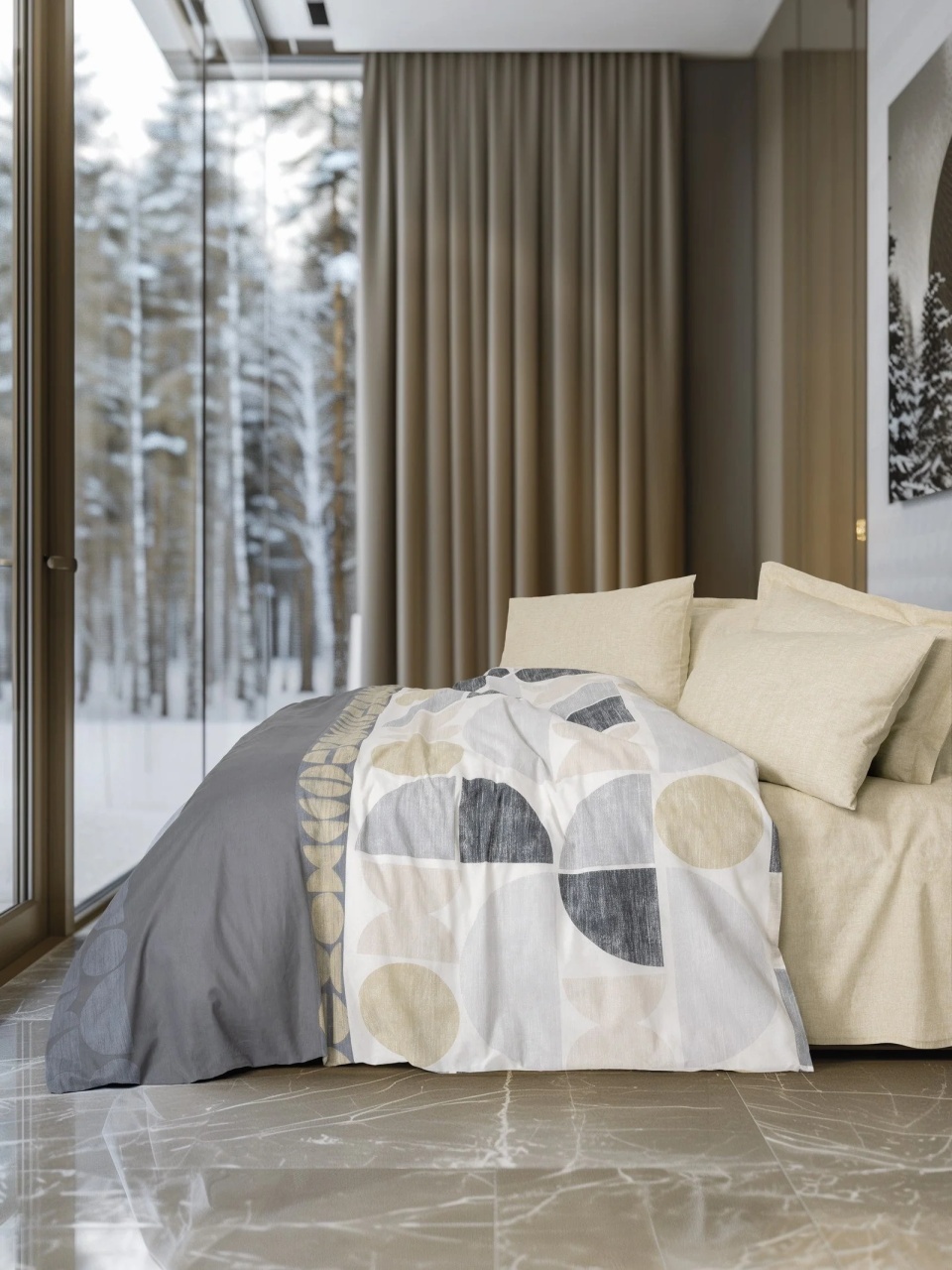 Lenjerie Formo Bej (Bumbac 100%)