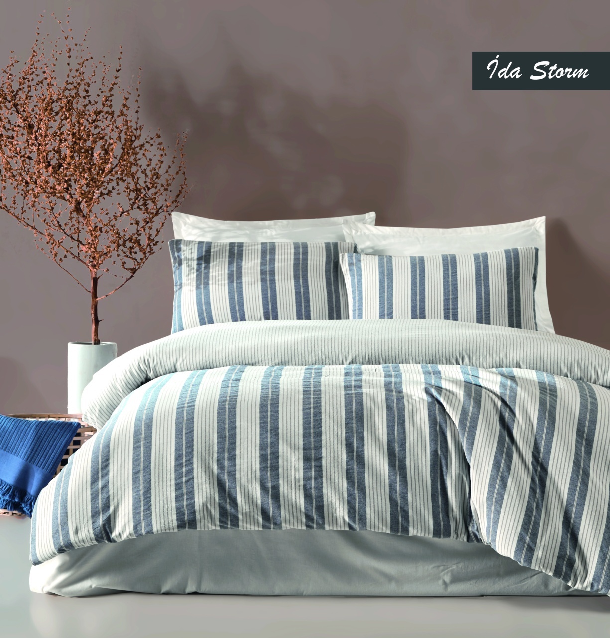 Lenjerie Ida Storm Natural (Bumbac 100%)