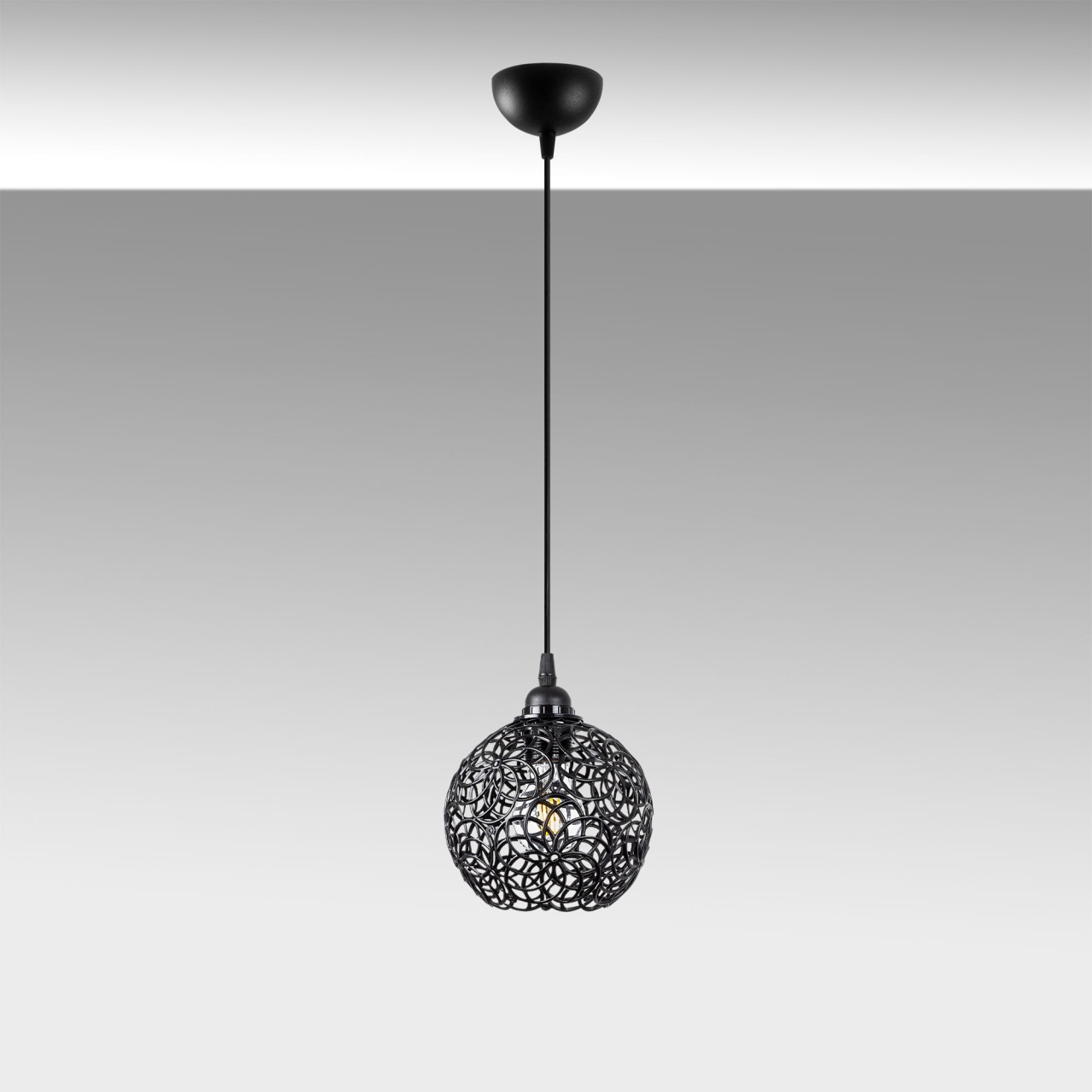 Lustra Hay Negru 17x17x118 cm - 2 | YEO