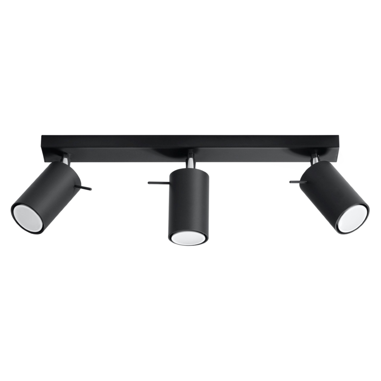 Lustra Ring Negru 45x6x16 cm