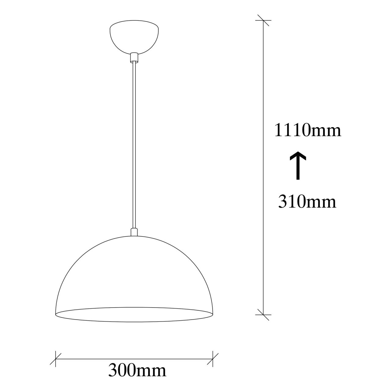 Lustra Sivani Alb 111x30 cm - 4 | YEO