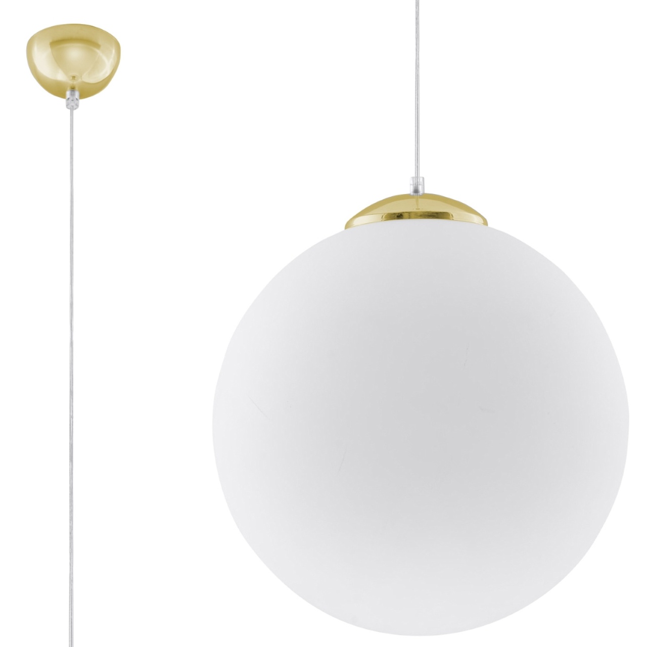 Lustra suspendata Ugo Auriu 40x40x130 cm