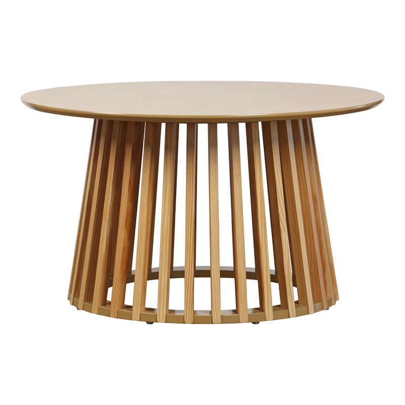 Masa de cafea Domonic, Pako World, MDF, Natural, 80x80x45 cm