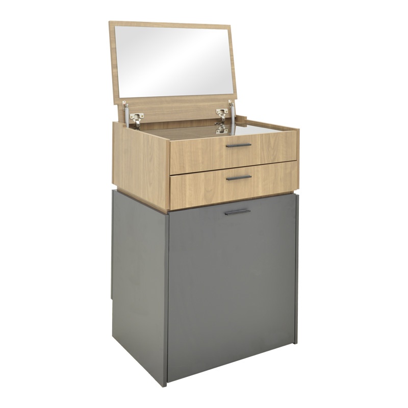 Masa de machiaj Sonlen Gri inchis 60x45x130 cm - 1 | YEO