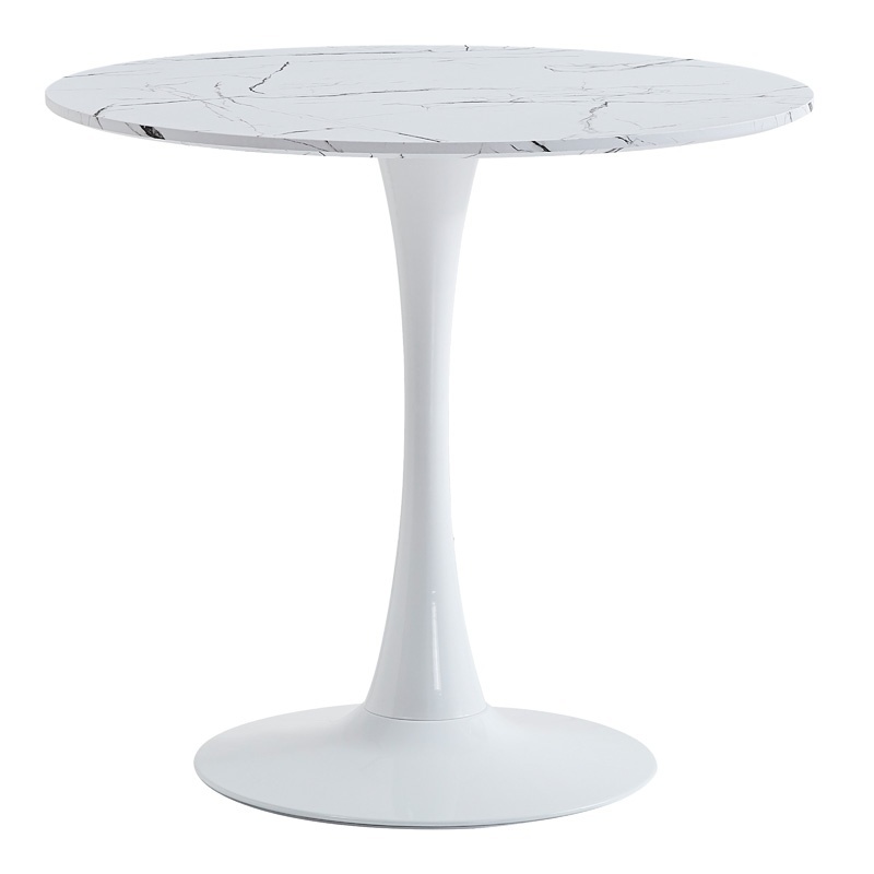 Masa dining Balou II, Pako World, MDF, Alb, 80x80x75 cm