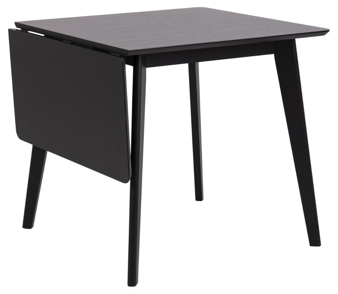 Masa dining Roxby, Negru, 76x120x80 cm - Imagine 4