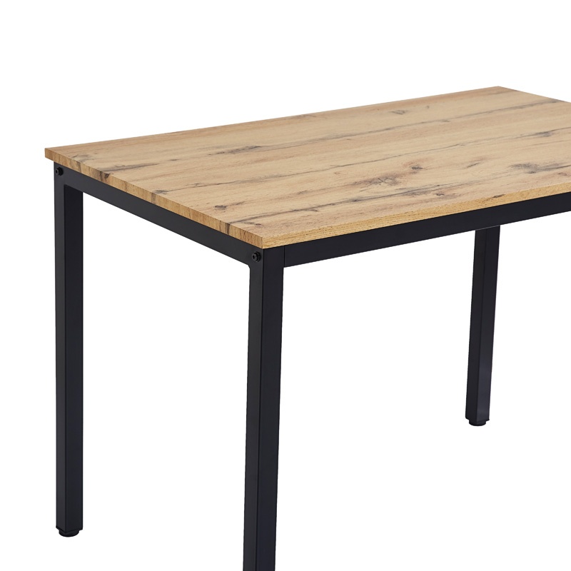 Masa dining Witte, Pako World, MDF, Sonoma cu picioare negre, 110x70x76 cm - 2 | YEO
