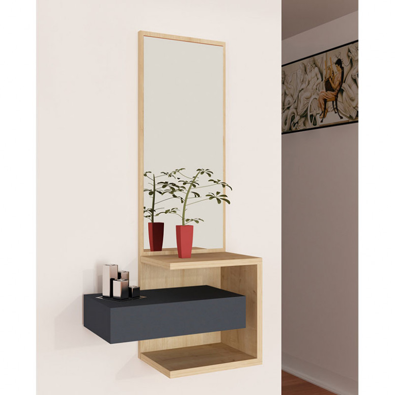 Masa Dressing Sabine Natural 40x31.5x90 cm - 1 | YEO