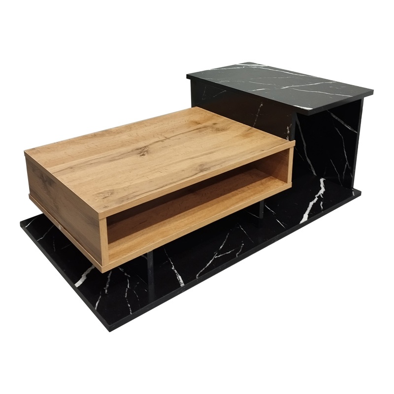 Masuta de cafea Nuvele Natural 90x50x35 cm - 3 | YEO