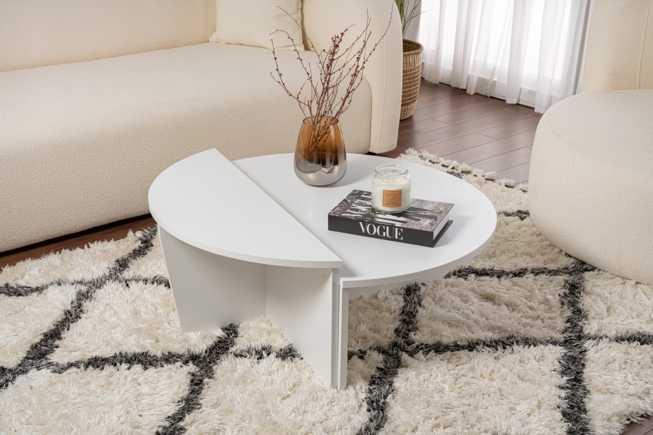 Masuta de cafea Orion Alb - 1 | YEO