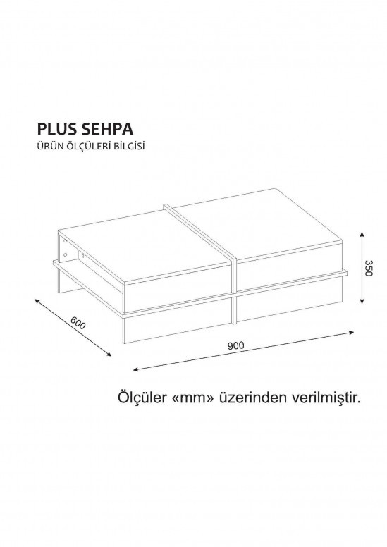 Masuta de Cafea Plus - Alb, Walnut - 2 | YEO