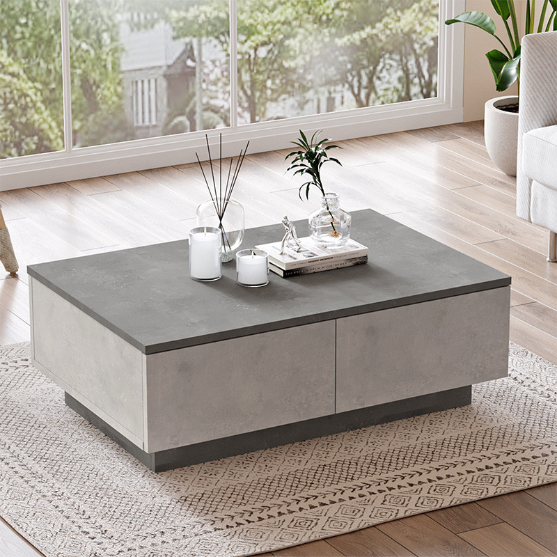 Masuta de cafea Thunder gri antic - antracit 90x60x31.5cm - 2 | YEO