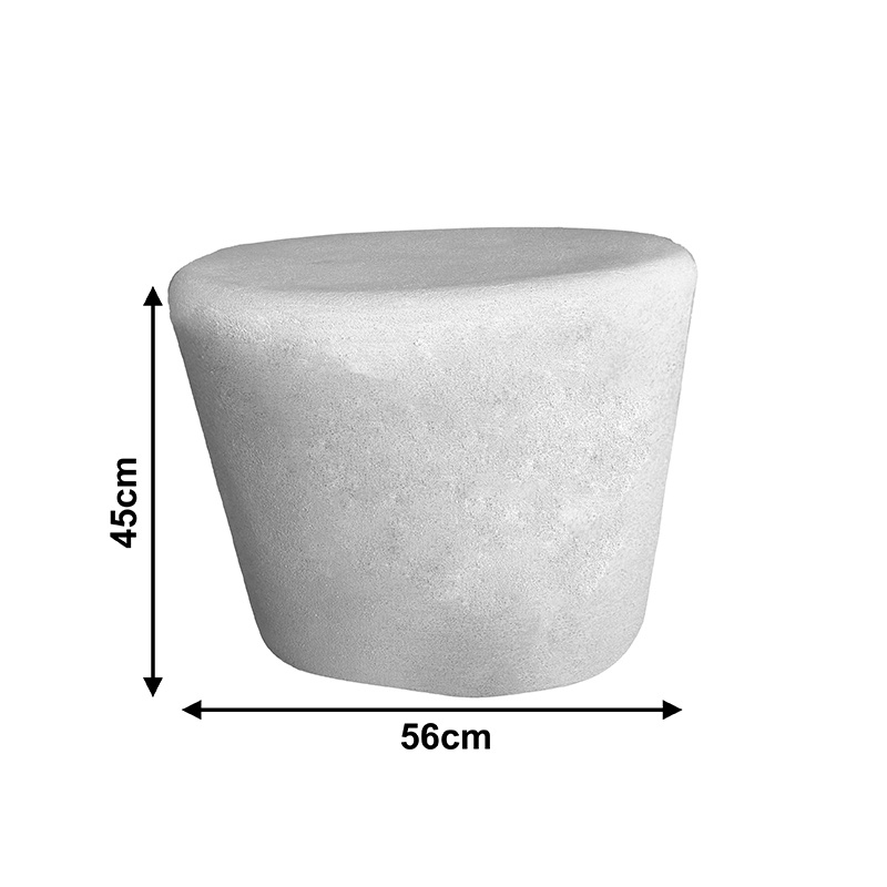 Masuta laterala, Fedris, Pako, Alb 60x60x45 cm - 3