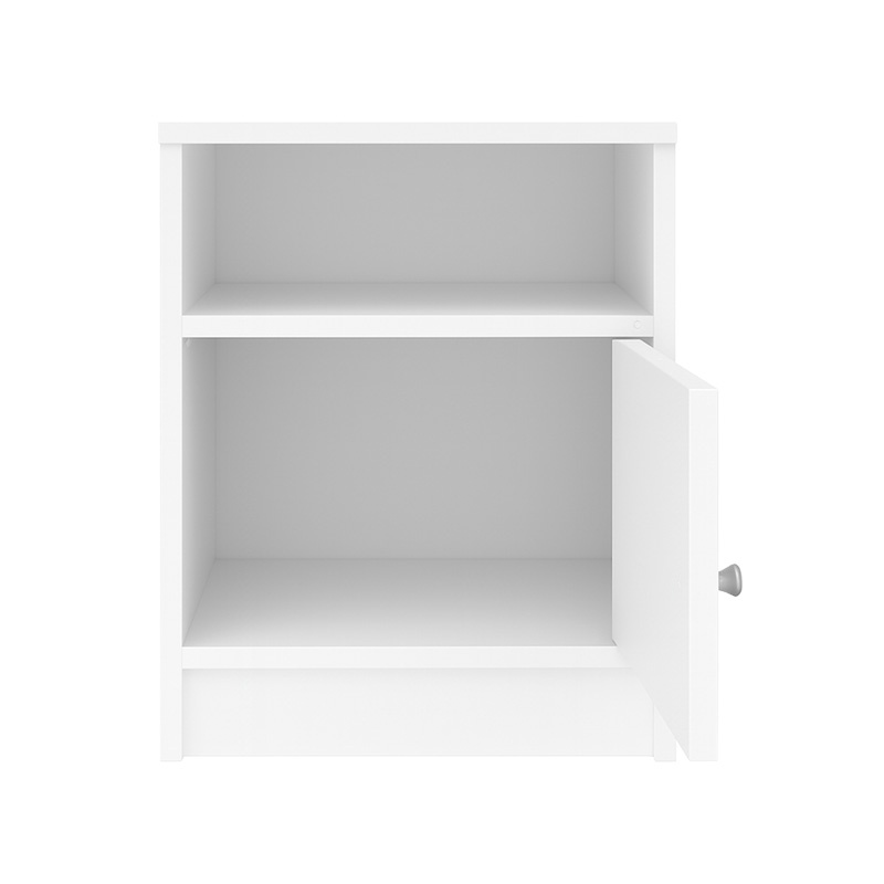 Noptiera Foly Alb 40x40x50 cm - 4 | YEO