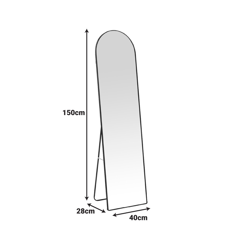 Oglinda Plaza Alb 40x28x150 cm