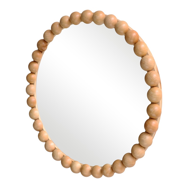 Oglinda Specio, Pako World, Lemn, Natural, 60x60x4.5 cm - 2 | YEO