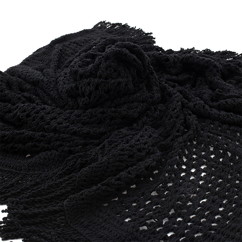 Parasolar Roof macrame negru 4x4m - 4 | YEO
