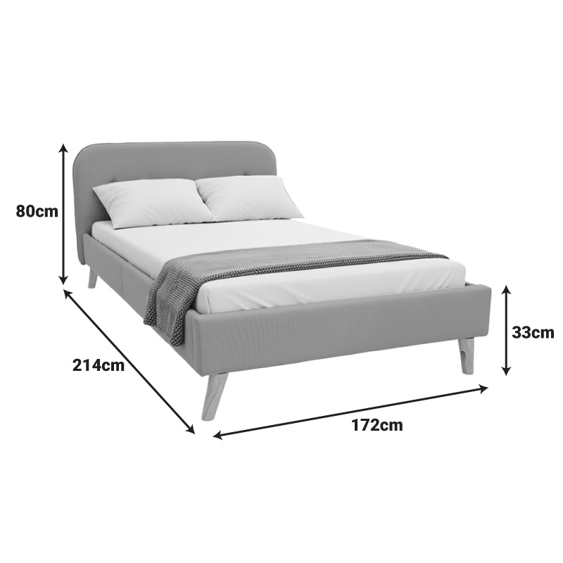 Pat LumiLux Gri 172x214x80 cm