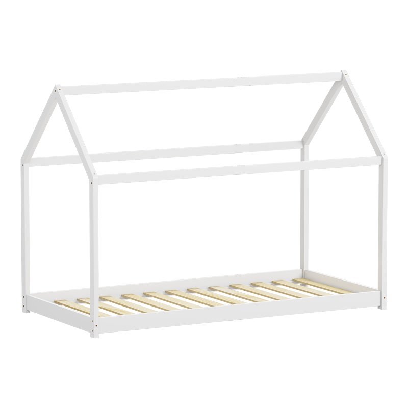 Pat pentru copii Nino Montessori, Pako World, Alb, 90x190 cm - 2 | YEO