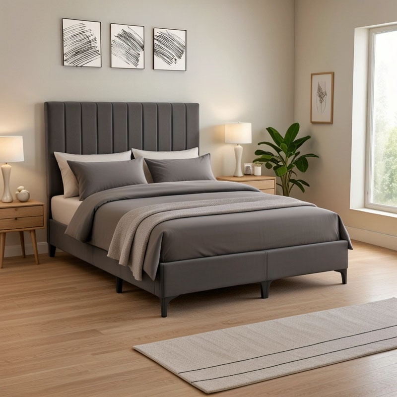 Pat textil Moega, Pako World, Antracit, 160x200 cm - 1 | YEO