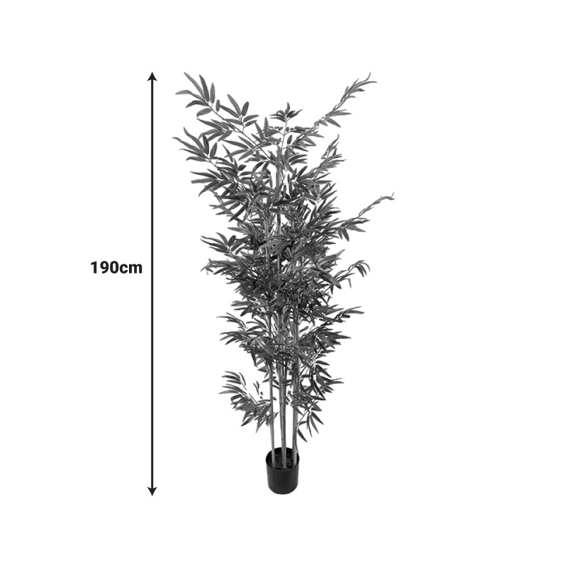 Planta decorativa Bamboo Verde 190 cm
